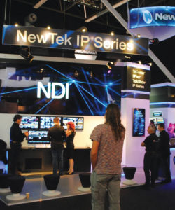 Após ser lançada mundialmente no SET EXPO, o IBC 2016 serviu de palco para apresentar a nova linha de produtos IP Series, uma linha com a qual a Newtek espera concorrer com grandes players do mercado. Desenvolvida pela empresa, a tecnologia NDITM que age como ambiente de produção e interconectado, mediante a utilização de entradas, saídas e ativos de mídia disponíveis e acessíveis para qualquer usuário em qualquer local da rede