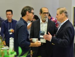 SET Norte 2023 – café da manhã – Nivelle, Henrique Camargo e Amaury Pereira